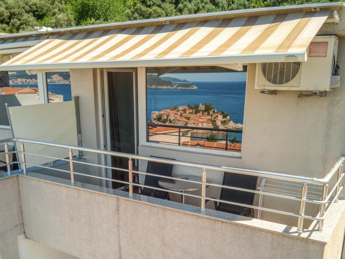 Apartman Marija Lux Sveti Stefan Esterno foto
